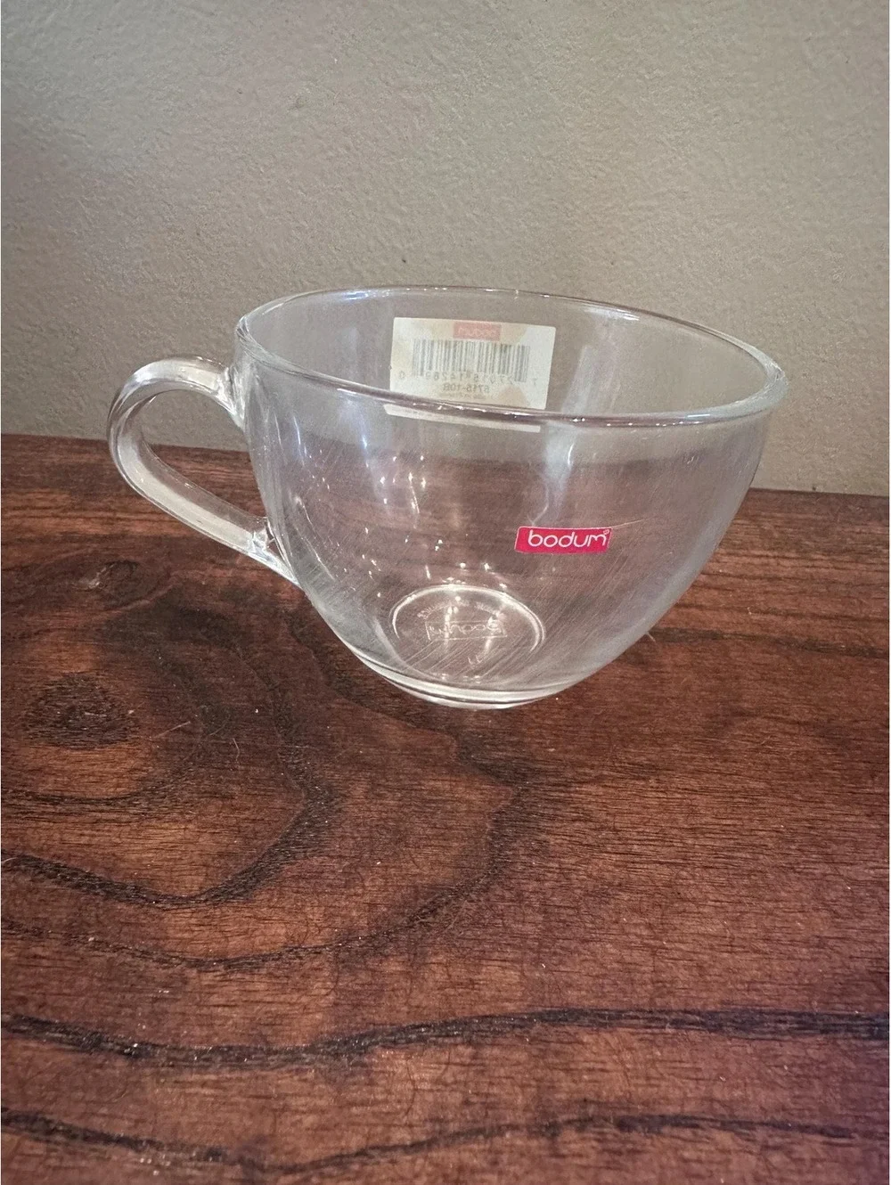 Vintage Bodum France Glass Coffee Cup Set of 6 Tapered NOS #5715-10B